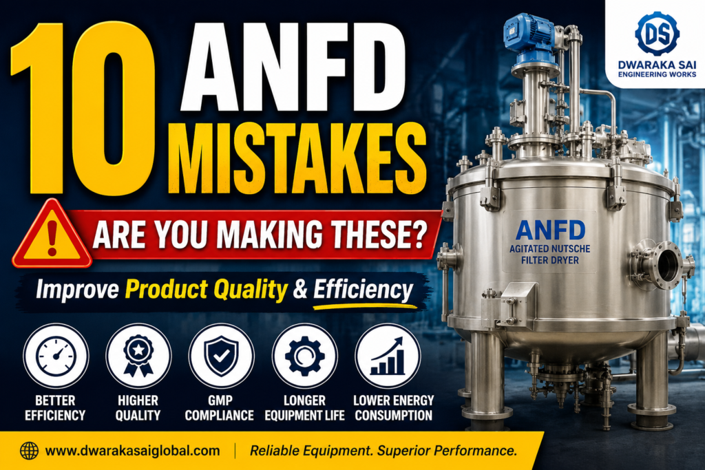 Common Mistakes People Make While Using Agitated Nutsche Filter Dryer (ANFD) anfd common mistakes