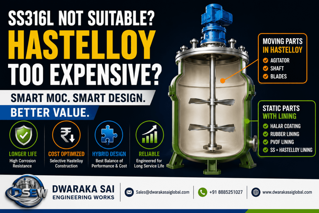 hastealloy & lining