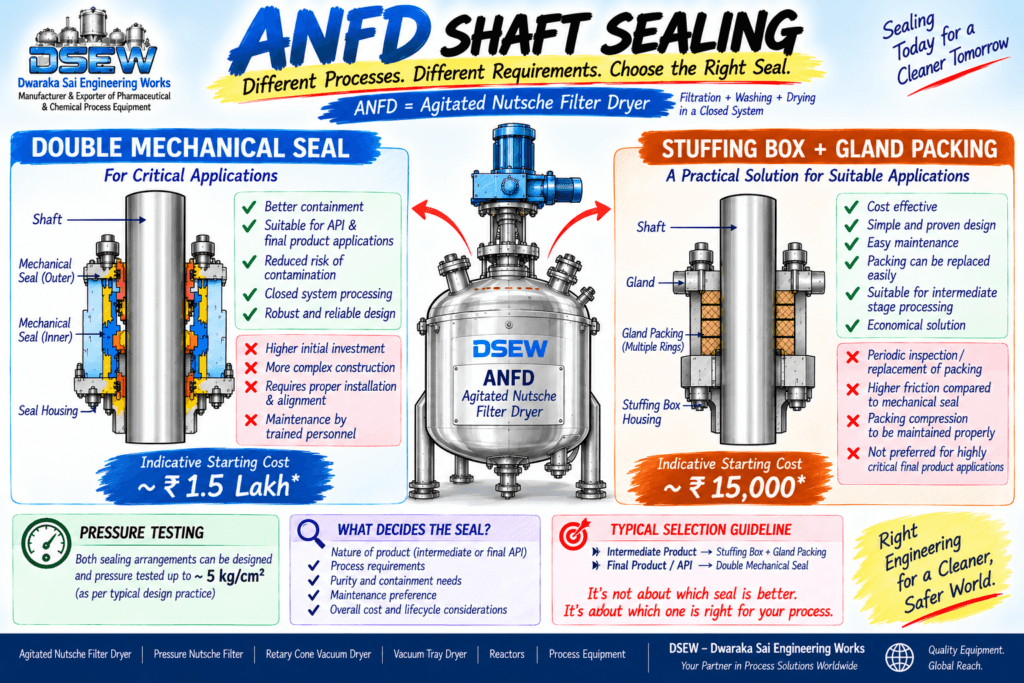 ANFD Shaft Sealing: Double Mechanical Seal vs. Stuffing Box & Gland Packing — Which One Should You Choose? mechanical seal vs gland packing